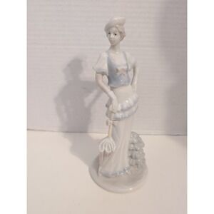 Vtg. Gaylord Porcelain Gatsby Girl‎ Figurine 1920's Era Lady With Umbrella